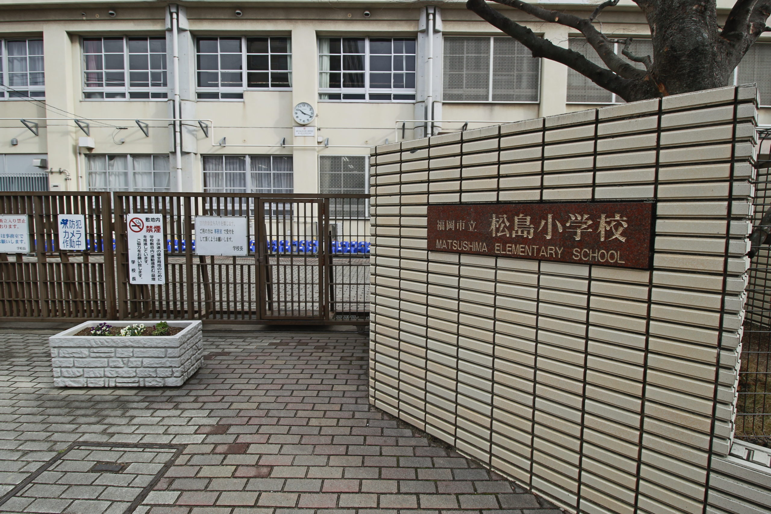 松島小学校正門の写真