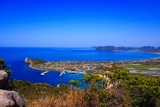 立石山から糸島市を撮影した写真
